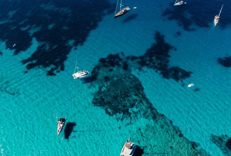 Ibiza sea and boats